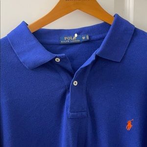 Ralph Lauren Polo Long Sleve Men Shirt 2XB Blue